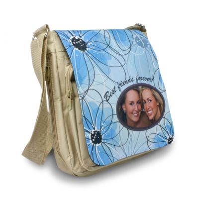 SUBLI Shoulder Bag Emilie Beige - formaat 270 x 270 x 80 mm.