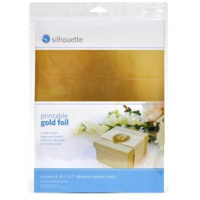 Silhouette Printable Gold Foil