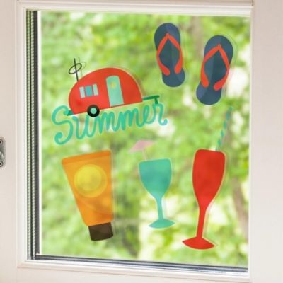 Silhouette Window Cling Clear - pakket 5 vel formaat 21 x 28 cm.