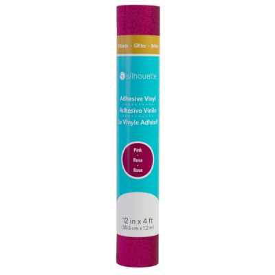 Silhouette Glitter Vinyl Pink