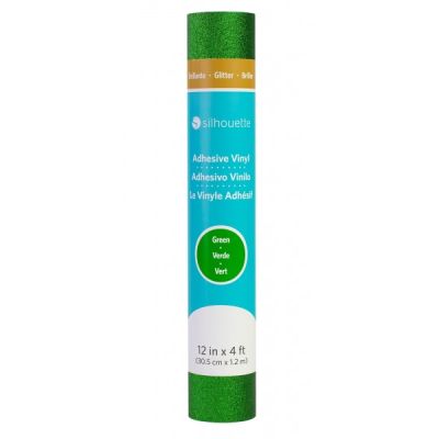 Silhouette Glitter Vinyl Green