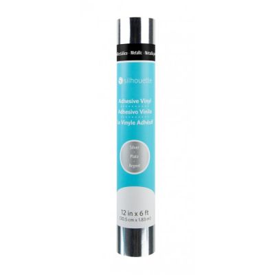 Silhouette metallic vinyl silver